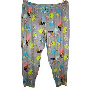 Nickelodeon Women's Rugrats Soft Stretchy Jogger Pajama Pants Plus Size 3X